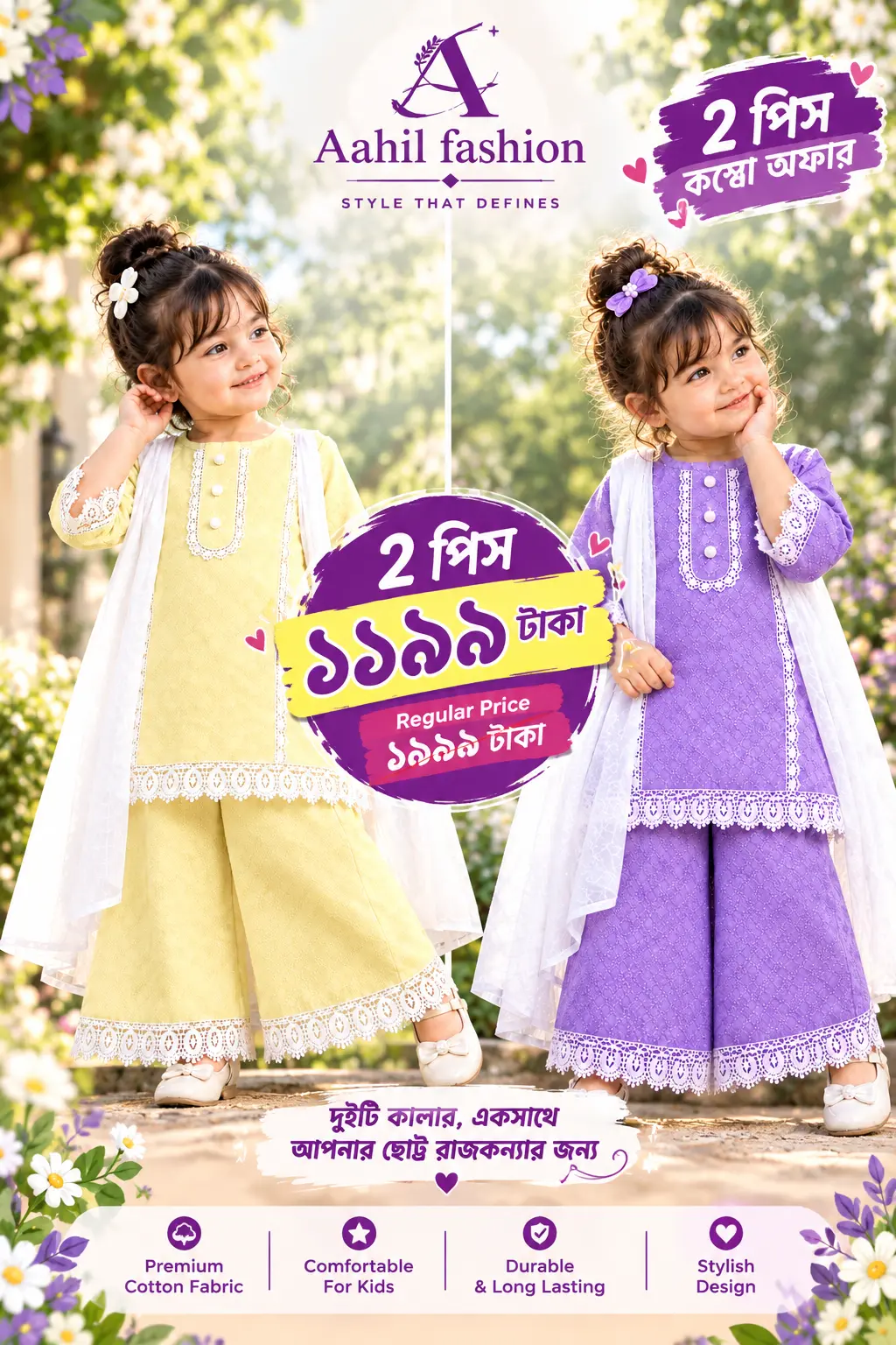 Kids 3-Piece Dress Set 1