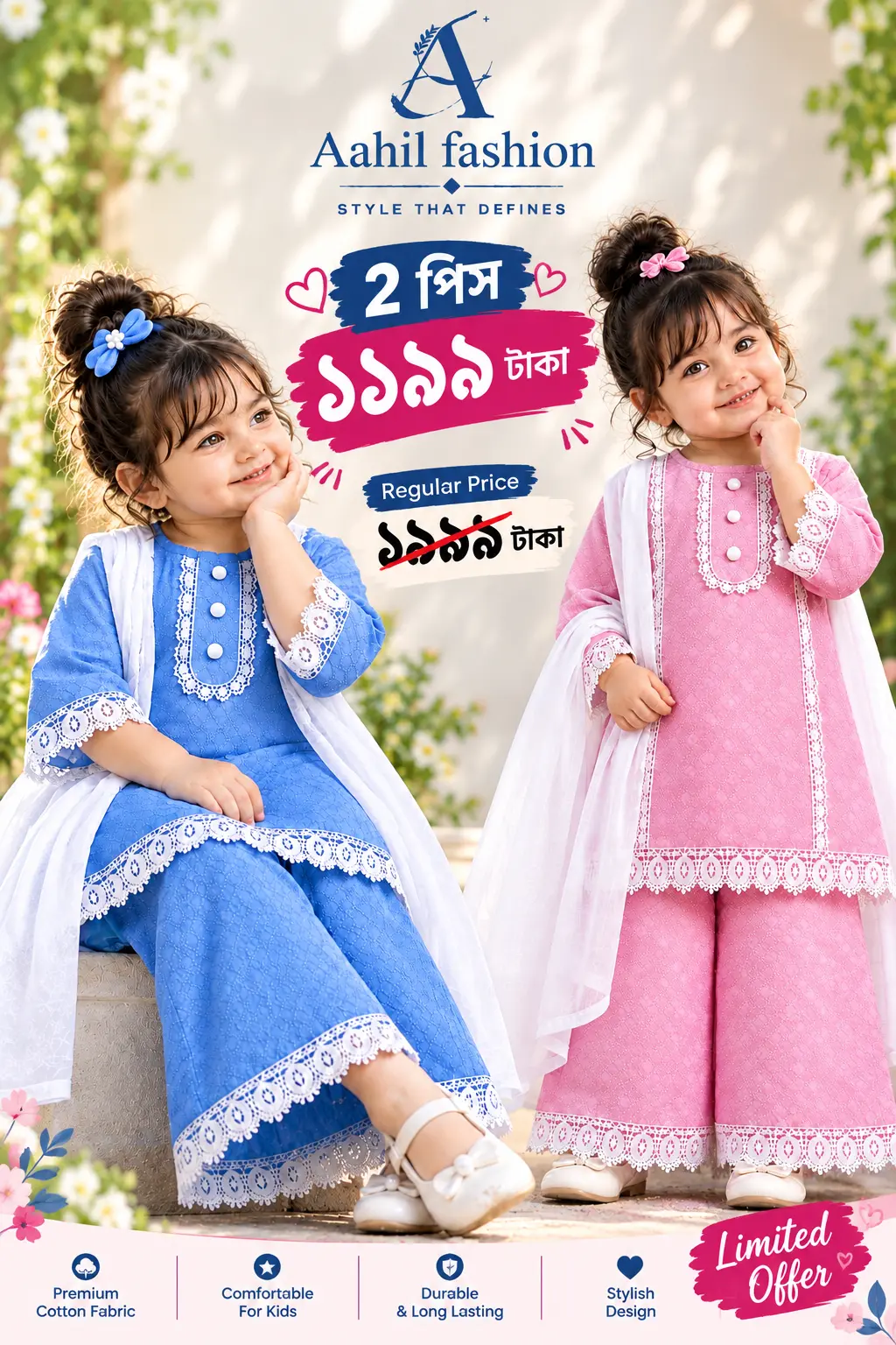 Kids 3-Piece Dress Set 2